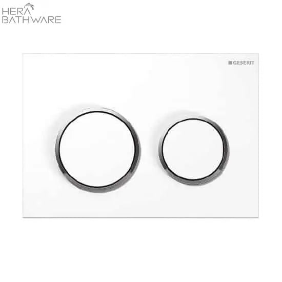 T003D Floor Mount Rimless Pan with Kappa Geberit Cistern - Hera BathwareKappa 21 WhiteGloss White