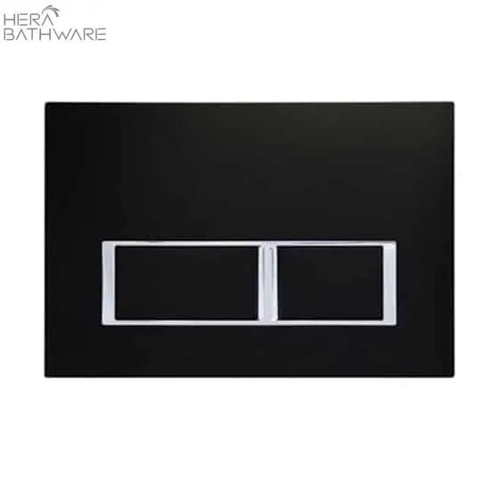 T1003D Floor Mount Rimless Pan with RT Cistern - Hera BathwareBB01 BlackGloss White