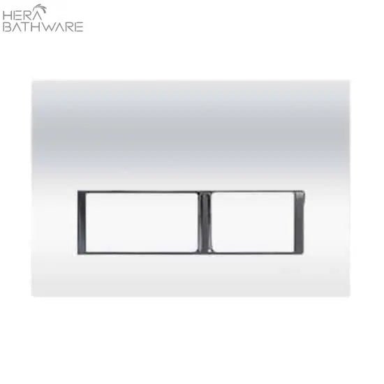 T1003D Floor Mount Rimless Pan with RT Cistern - Hera BathwareBB01 ChromeGloss White