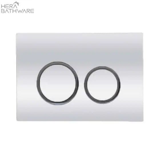 T1003D Floor Mount Rimless Pan with RT Cistern - Hera BathwareBB02 ChromeGloss White
