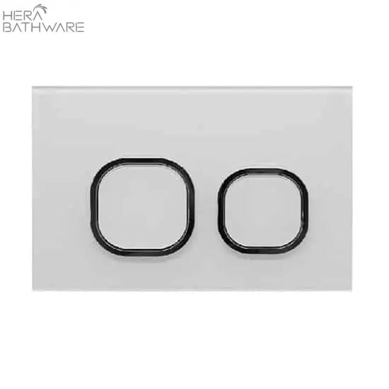 T1003D Floor Mount Rimless Pan with RT Cistern - Hera BathwareBB05 Glass WhiteGloss White