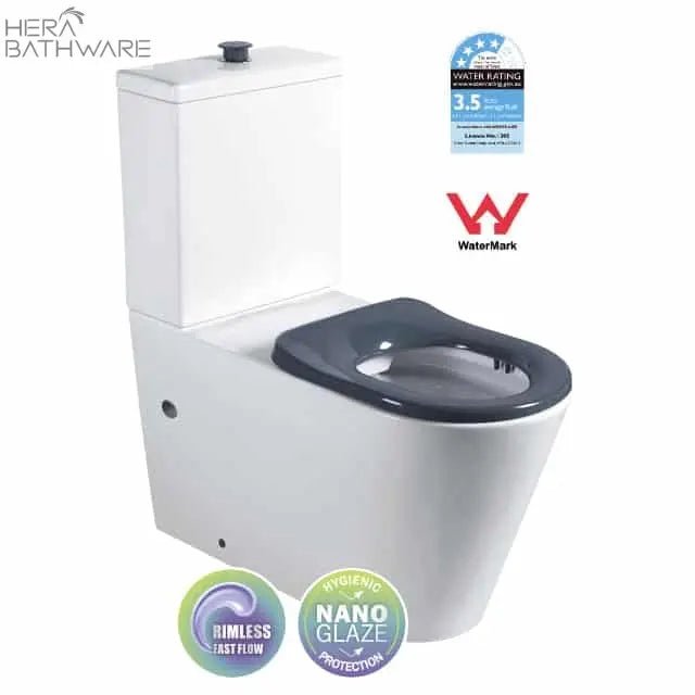 T6098 BARCELONA DDA Toilet Suite - Hera BathwareGloss White