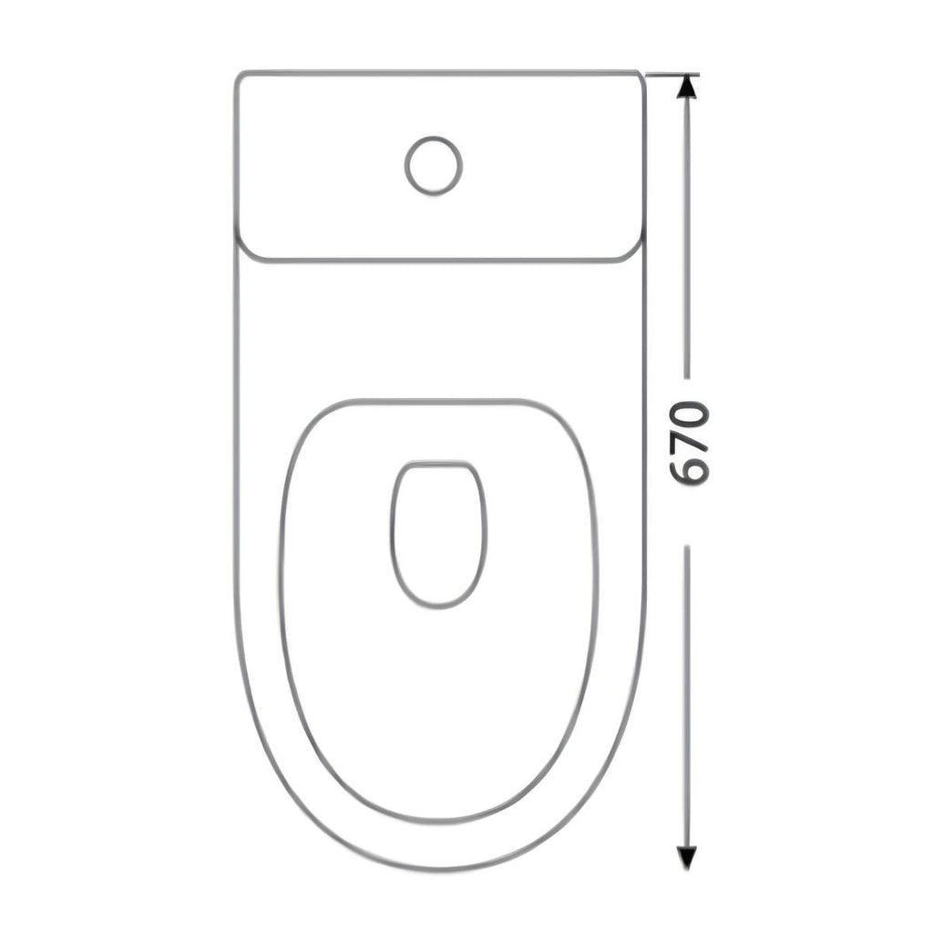 Tacoma Raised Height Nano Toilet Suite - Tornado Flush - Hera Bathware