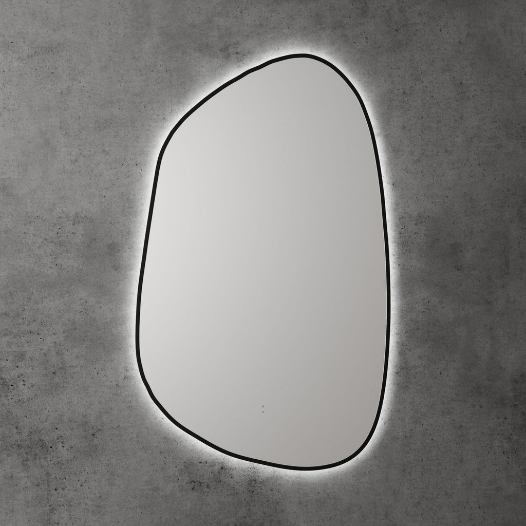 Tarcoola Frameless Sensor LED Mirror - Hera BathwareMatte Black