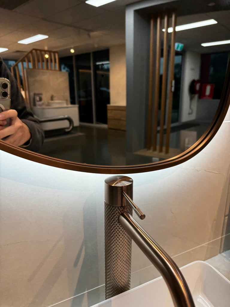 Tarcoola Frameless Sensor LED Mirror - Hera BathwareMatte White