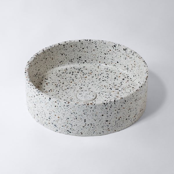Terrazzo Circle Above Counter Basin | Eight Quarter | EQXITE1 - Hera BathwareComo