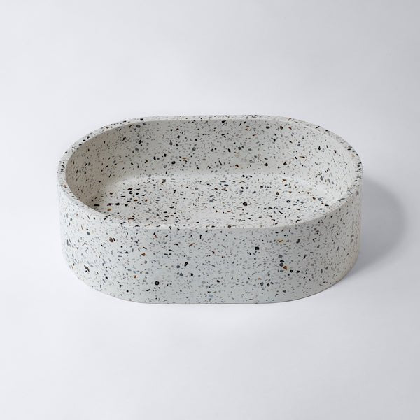 Terrazzo Mini Pod Above Counter Basin | Eight Quarter | EQXITE2 - Hera BathwareComo