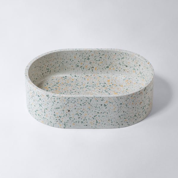 Terrazzo Mini Pod Above Counter Basin | Eight Quarter | EQXITE2 - Hera BathwareLucca
