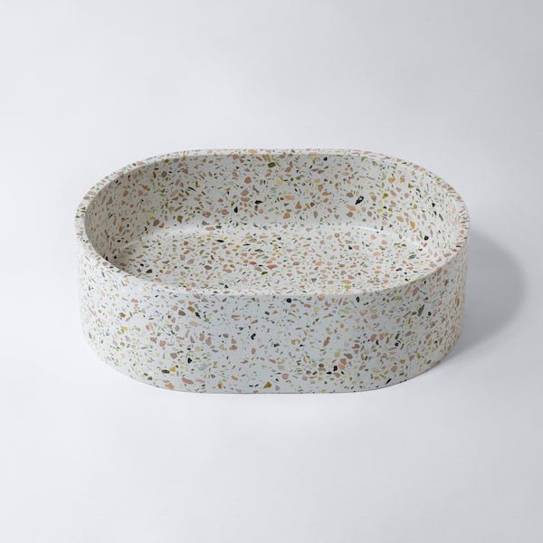 Terrazzo Mini Pod Above Counter Basin | Eight Quarter | EQXITE2 - Hera BathwareSiena