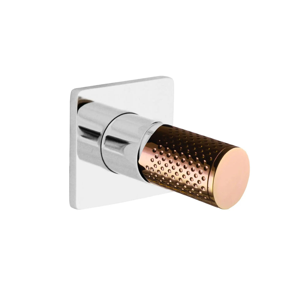 THE GABE Shower Mixer - Chrome - Hera BathwareChromeRose Gold Handle