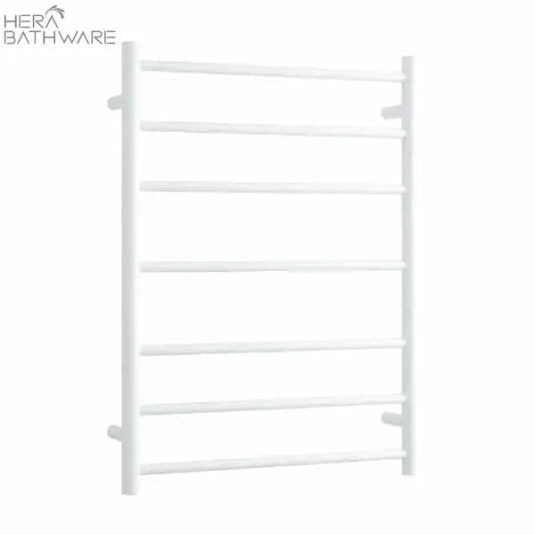 Thermogroup BS44MW Satin White Round Ladder Heated Towel Rail 600*800*122mm - Hera BathwareSatin White