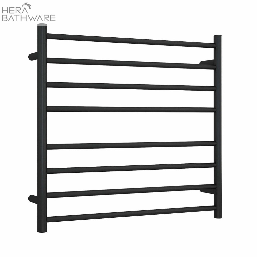 Thermogroup SR33MB Matt Black Round Ladder Heated Towel Rail 750*700*122mm - Hera BathwareMatte Black