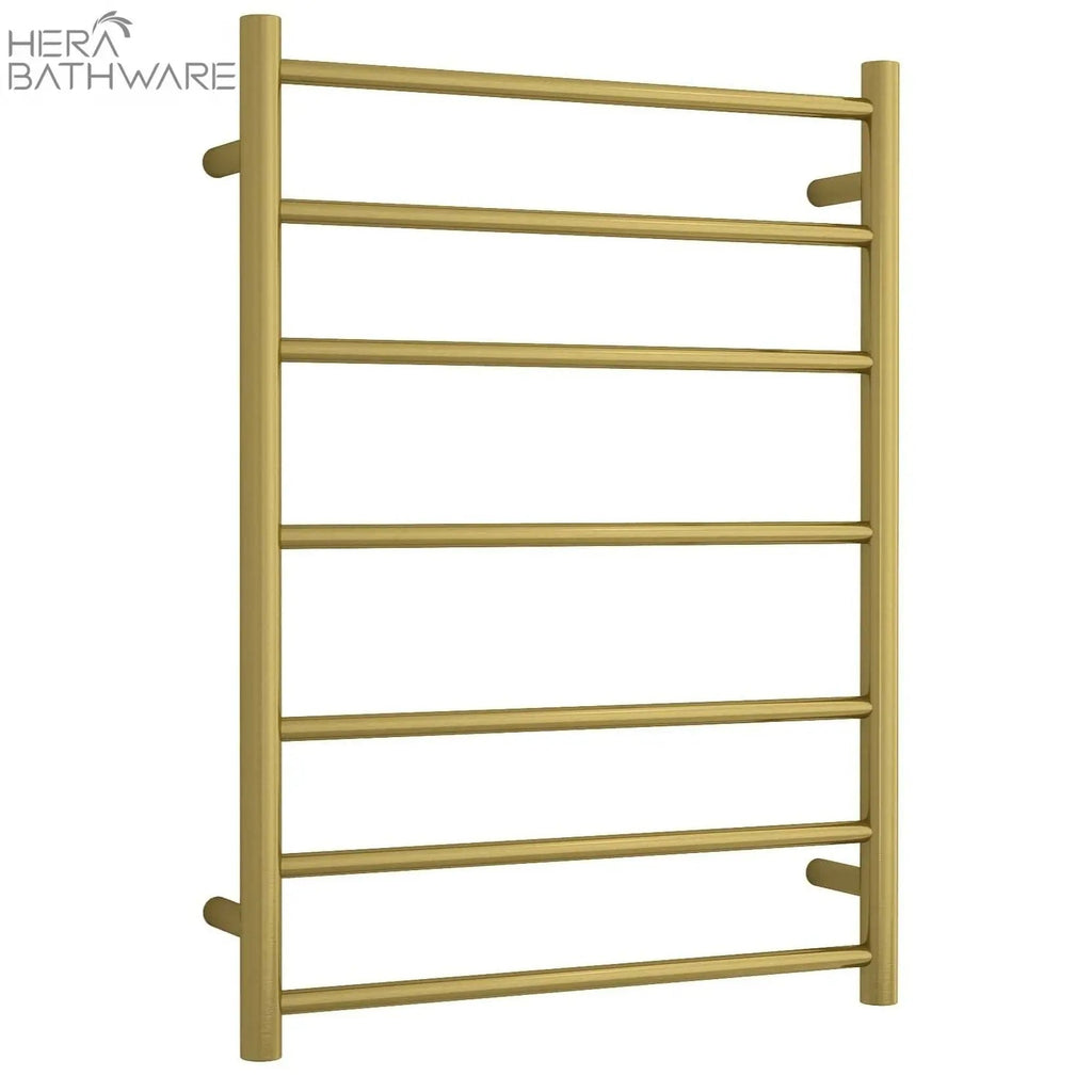 Thermogroup SR44MBG Brushed Gold Round Ladder Heated Towel Rail 600*800*122mm - Hera BathwareBrushed Gold