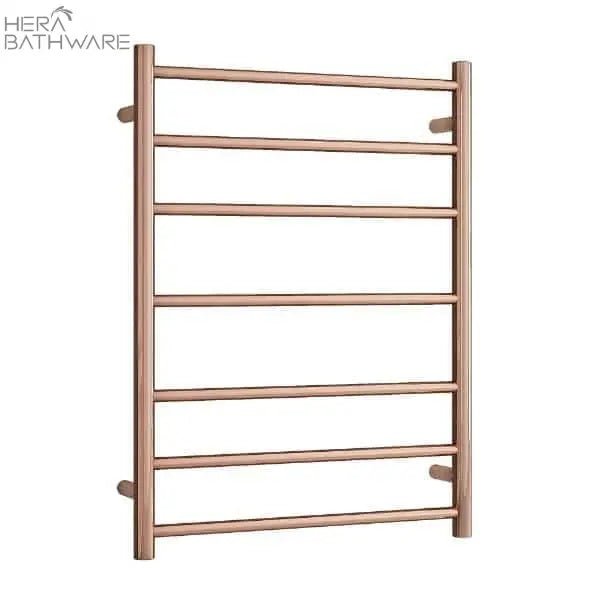 Thermogroup SR44MRG Polished Rose Gold Round Heated Ladder Rail 600*800*122mm - Hera BathwarePolished Rose Gold