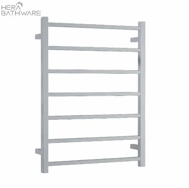 Thermogroup SS44M Straight Square Ladder Heated Towel Rail 600*800*120mm - Hera BathwareStainless Steel
