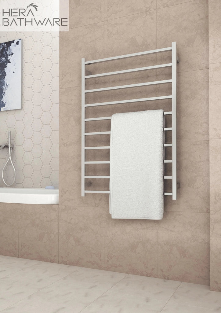 Thermogroup SS88M Straight Square Ladder Heated Towel Rail 800*1160*120mm - Hera BathwareStainless Steel