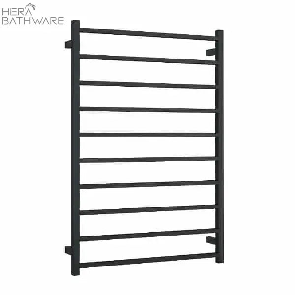 Thermogroup SS88MB Matt Black Square Ladder Heated Towel Rail 800*1160*120mm - Hera BathwareMatte Black