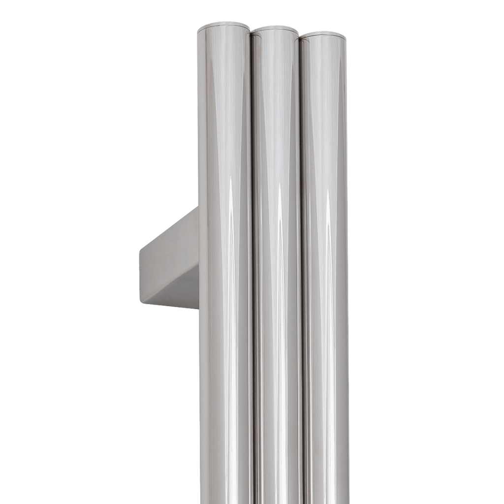Thermogroup Triple Tube Vertical Single Heated Towel Rail | VW900 - Hera BathwareStainless Steel