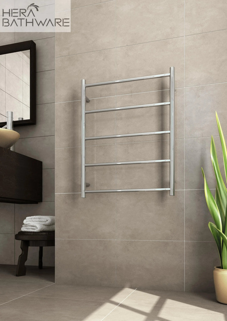 Thermogroup USR54 Straight Round Non - Heated Ladder Towel Rail 630*800*122mm - Hera BathwareStainless Steel