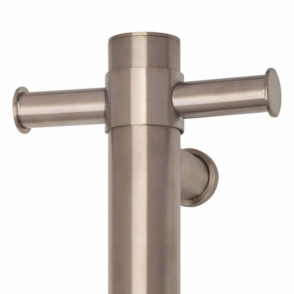 Thermogroup VSH900H Brushed Finish 240Volt Vertical Single Heated Rail - Hera BathwareBrushed Nickel