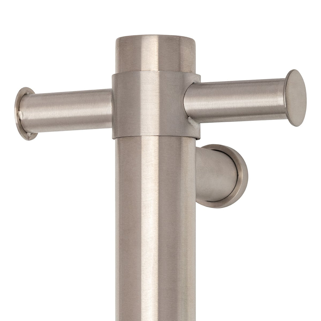 Thermogroup VSH900H Brushed Finish 240Volt Vertical Single Heated Rail - Hera BathwareBrushed Stainless