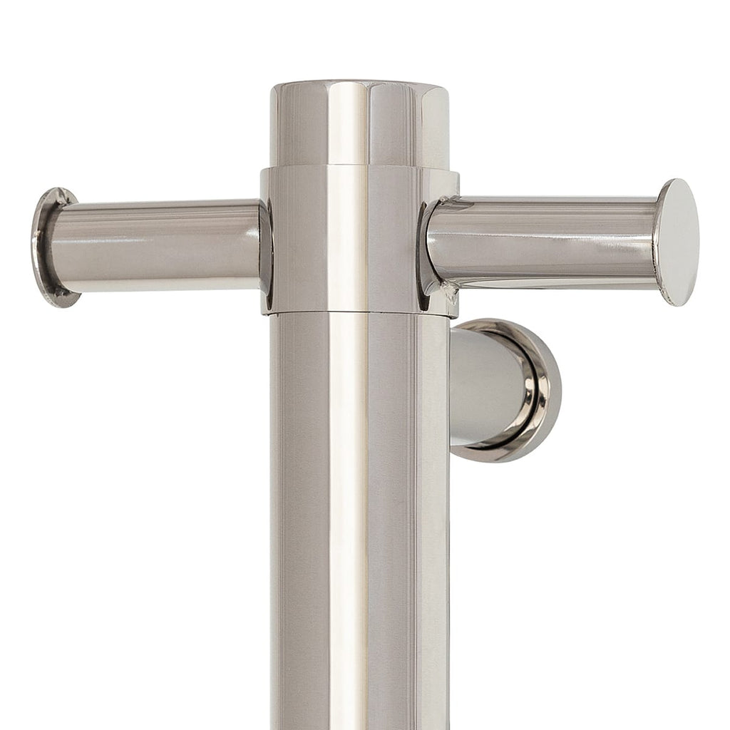 Thermogroup VSH900H Round 240Volt Vertical Single Heated Towel Rail - Hera Bathware