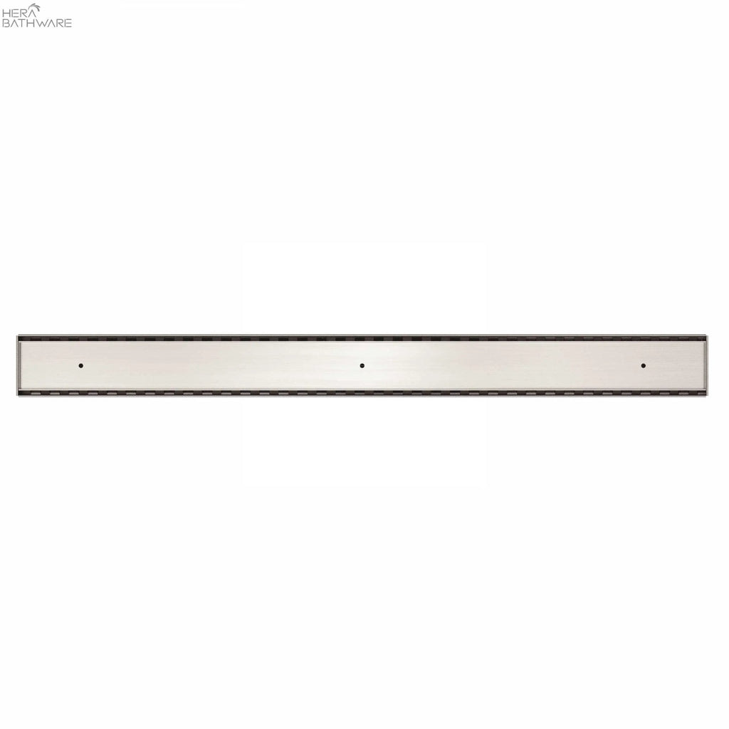 Tile Insert V Channel Floor Grate 50/89mm Outlet - Hera Bathware89mmBrushed Bronze