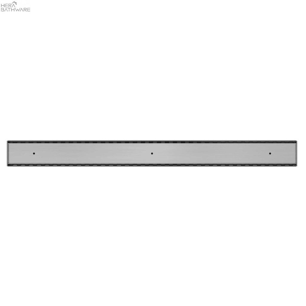 Tile Insert V Channel Floor Grate 50/89mm Outlet - Hera Bathware89mmBrushed Bronze