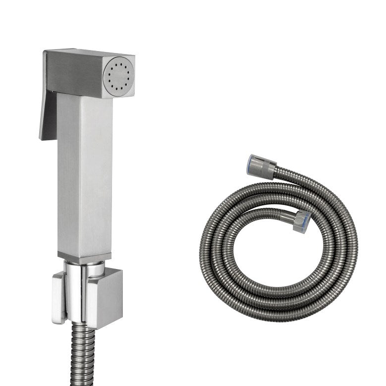 Toilet Bidet Spray/ Jet spray - Hera BathwareSquareBrushed Nickel