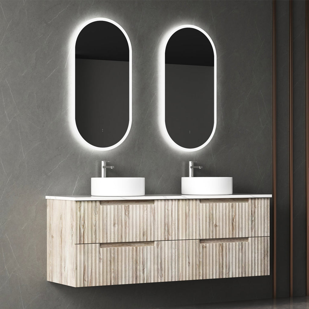 Tuscana Wall Hung Vanity 600 - 1800mm - Hera Bathware X Aulic CAWH42 - 1500 | 1500mm - DoubleCabinet Only