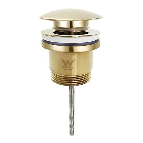 Universal Mushroom 32mm Pop Up Waste - Hera BathwareDijon Gold