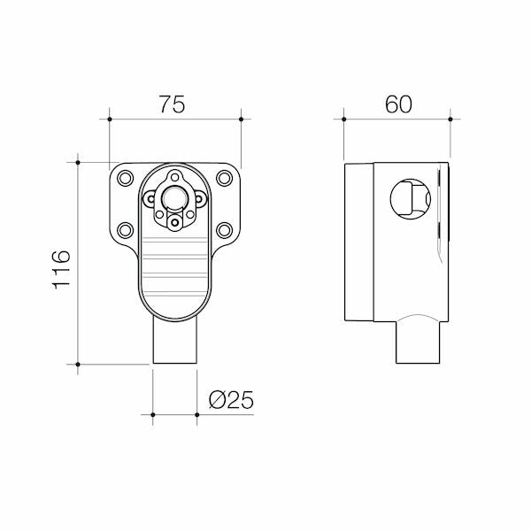 Universal Rough - in Kit – Sensor Wall Soap Dispenser | Caroma - Hera Bathware X Caroma 99683 |