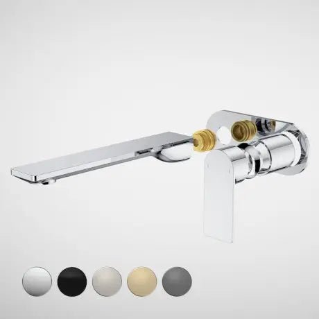 URBANE II 180mm Wall Basin / Bath Trim Kit - Round Cover Plate - Hera BathwareChrome