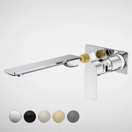 URBANE II 220mm Wall Basin / Bath Trim Kit - Rectangular Cover Plate - Hera BathwareChrome