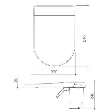 URBANE II Bidet Cleanflush® INVISI SERIES II® Wall Faced Toilet Suite (WITH GERMGARD®) | Caroma - Hera Bathware