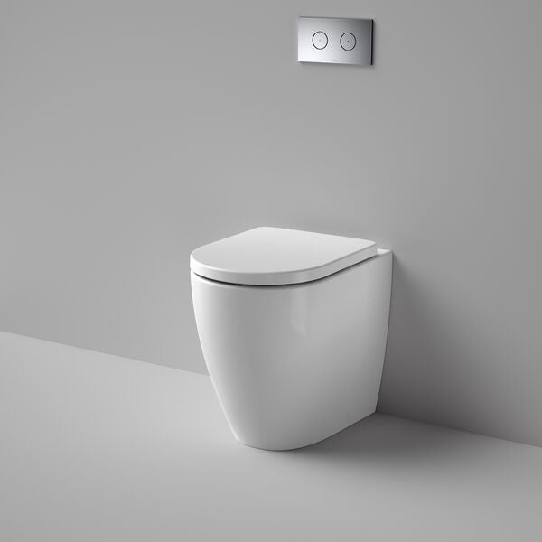 URBANE II Cleanflush® Compact Invisi Series II® Wall Faced Toilet Suite - Hera BathwareGloss White