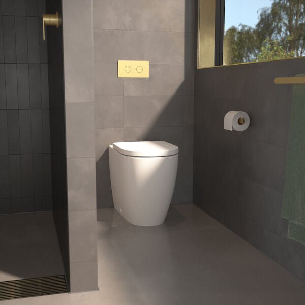 URBANE II Cleanflush® Invisi Serises II Wall face suite (WITH GERMGARD®) - Hera BathwareGloss White