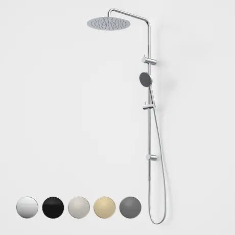 URBANE II Rail Shower with 300mm Overhead - Hera BathwareChrome