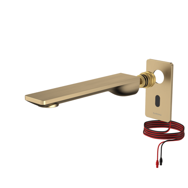 URBANE II Sensor 180mm Wall outlet tap - Trim Kit | Caroma - Hera Bathware X Caroma 99676BB6A | Brushed Brass