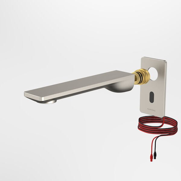 URBANE II Sensor 180mm Wall outlet tap - Trim Kit | Caroma - Hera Bathware X Caroma 99676BN6AF | Brushed Nickel