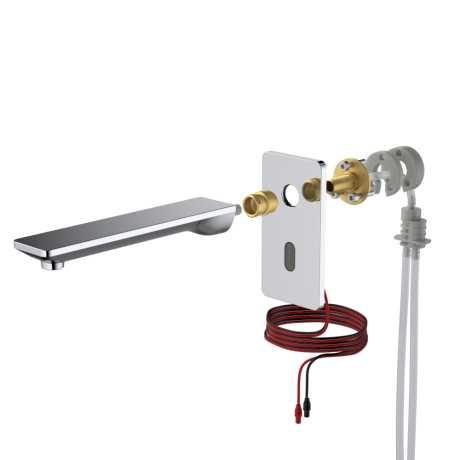 URBANE II - Sensor wall mounted soap dispenser - Trim Kit - Hera BathwareTrim Kits Only - Chrome