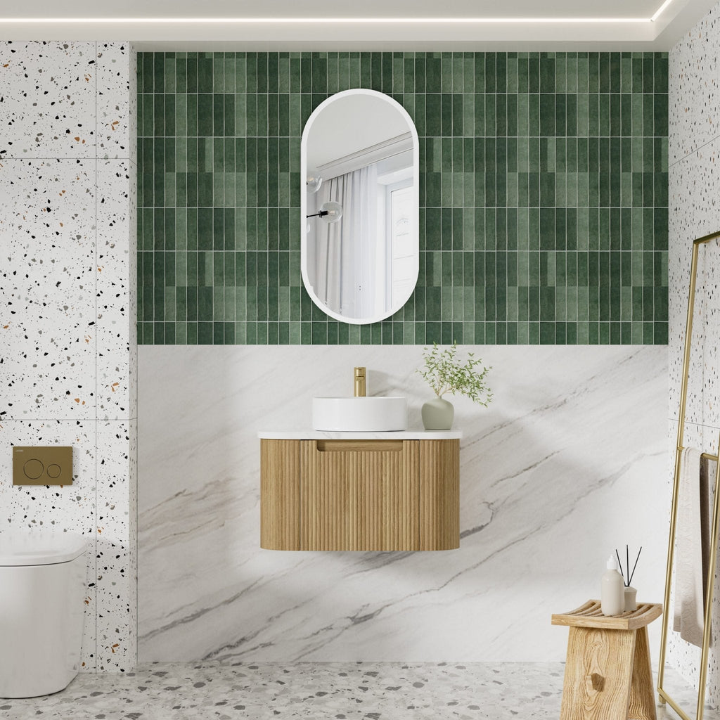 Varcelli Mono Wall Hung Vanity 750 - 1800mm - Hera Bathware X Aulic CAWH53 - 750 | 750mmCabinet Only