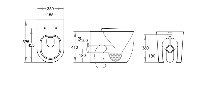 Veda Wall Faced Floor Pan with Geberit Sigma8 Package - Hera Bathware