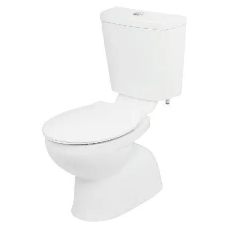 VENECIA Connector toilet suite - Hera BathwareGloss WhiteS Trap - Soft Close Seat