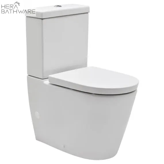 Venezia Ambulant Back To Wall Rimless Toilet Suite With Seat - Hera Bathware