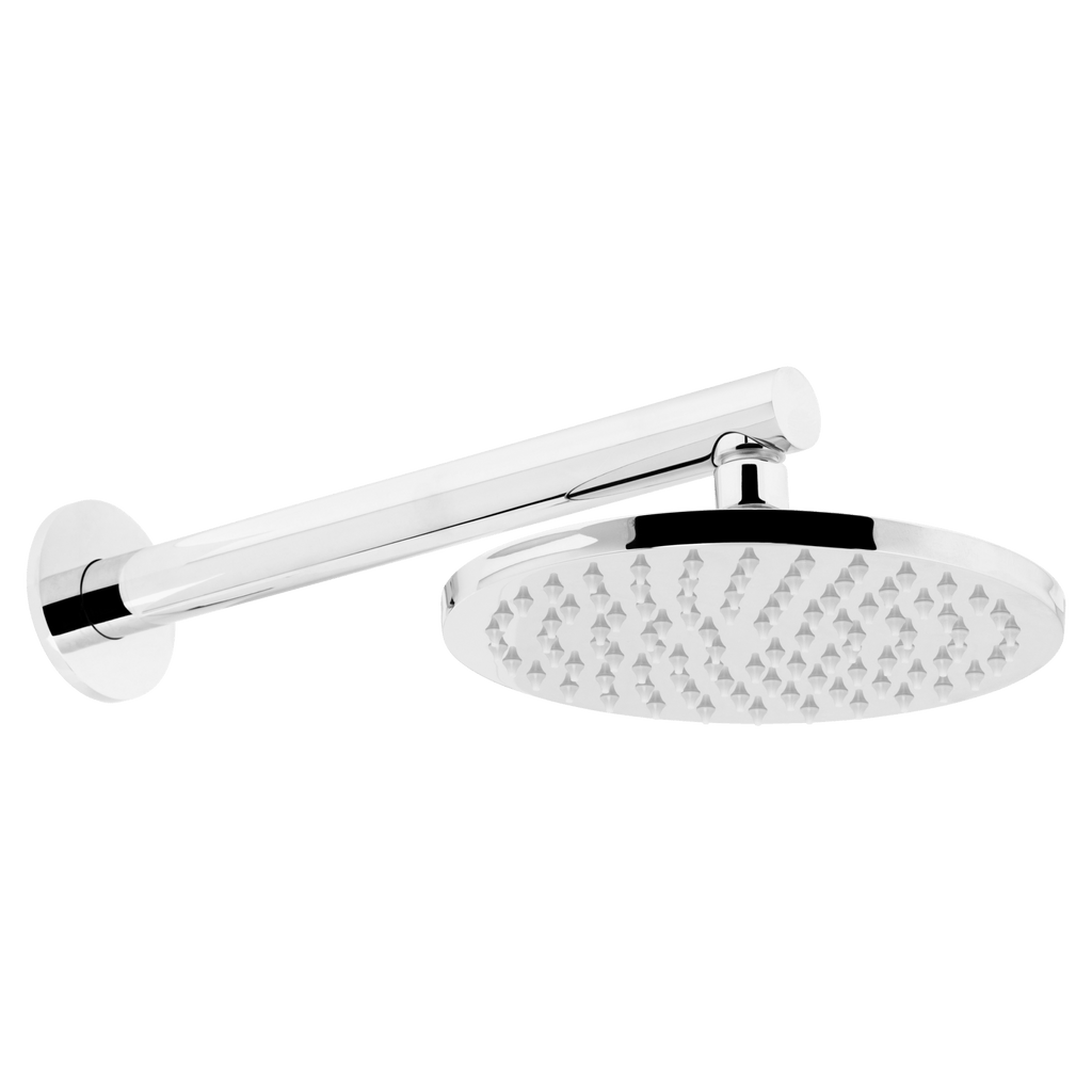 Venezia Overhead Rain Shower With 300mm Wall Arm - Hera BathwareChrome
