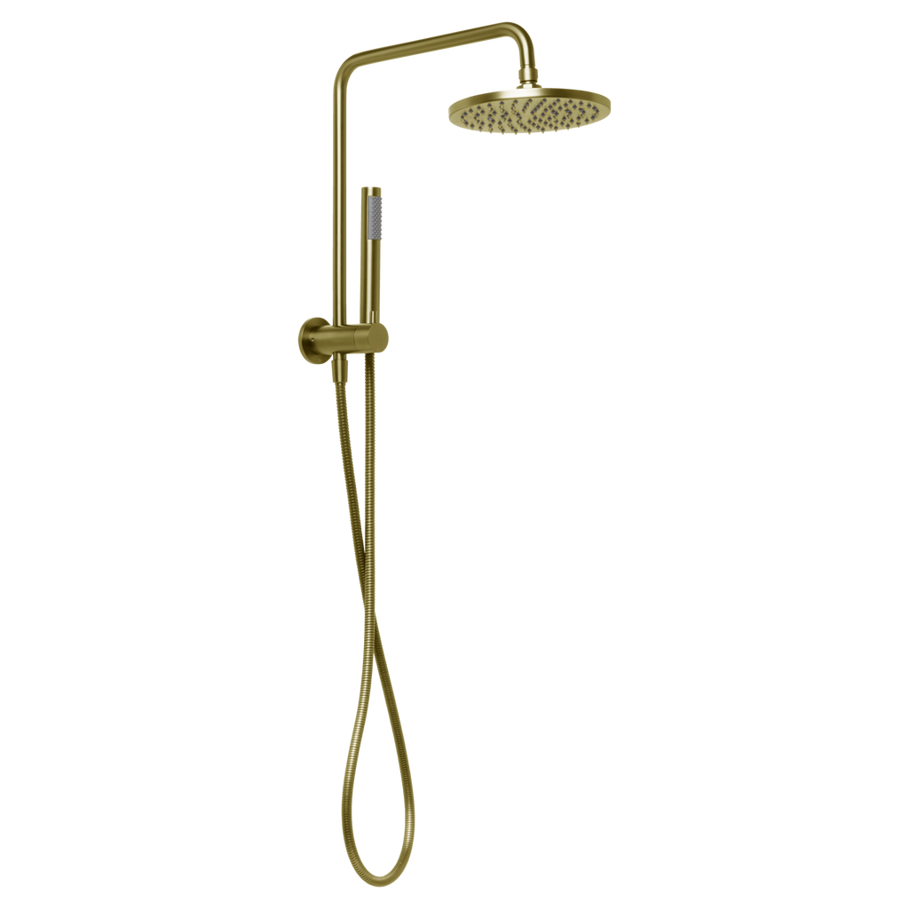 Venezia Short Twin Shower - Hera BathwareBrushed Brass
