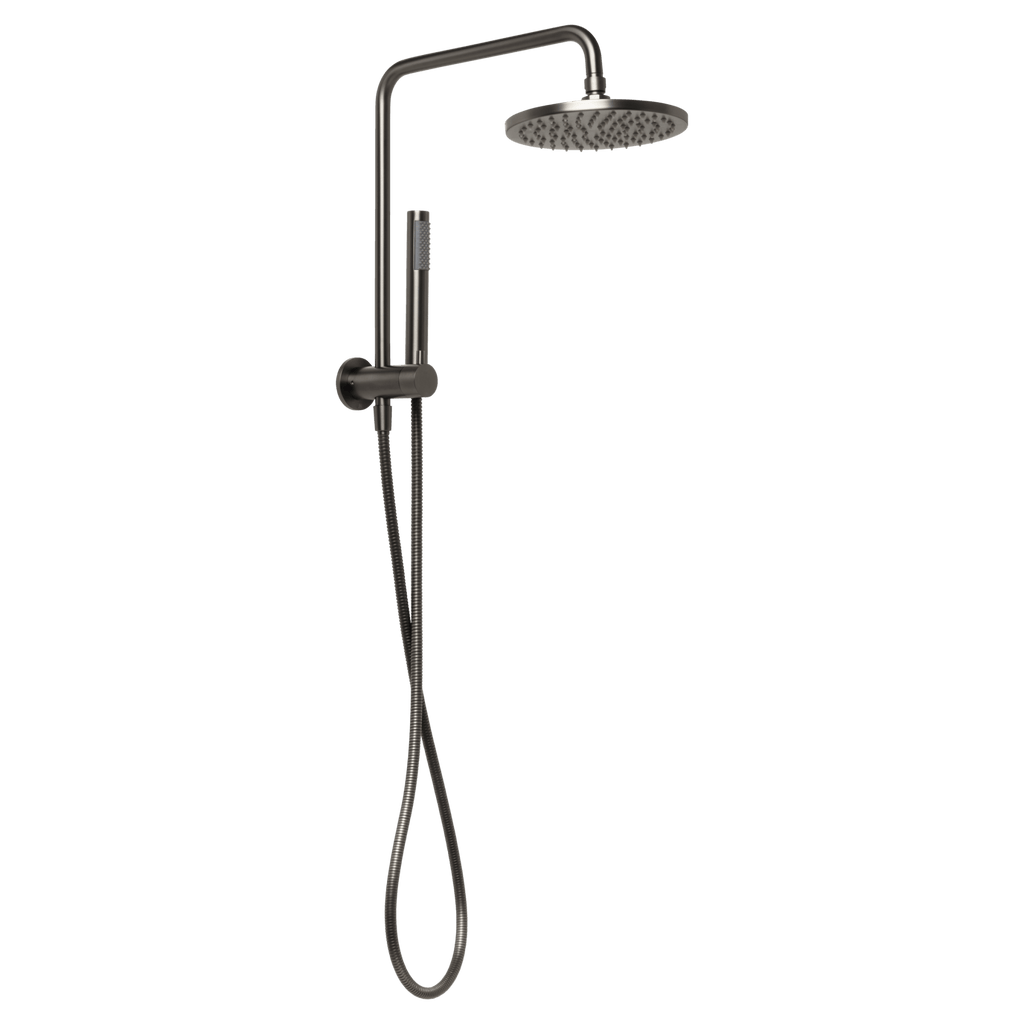 Venezia Short Twin Shower - Hera BathwareGun Metal