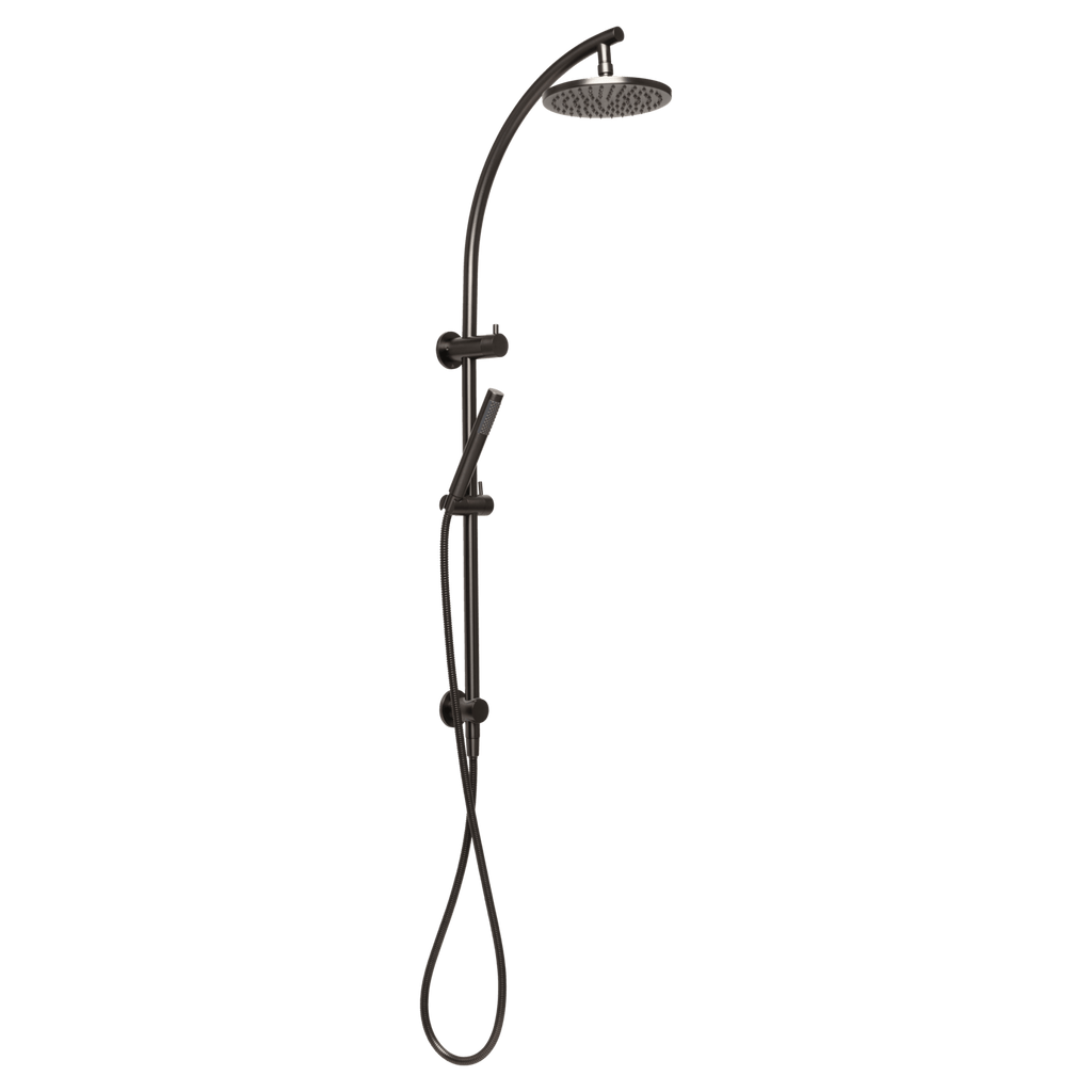 Venezia Twin Shower - Hera BathwareGun Metal