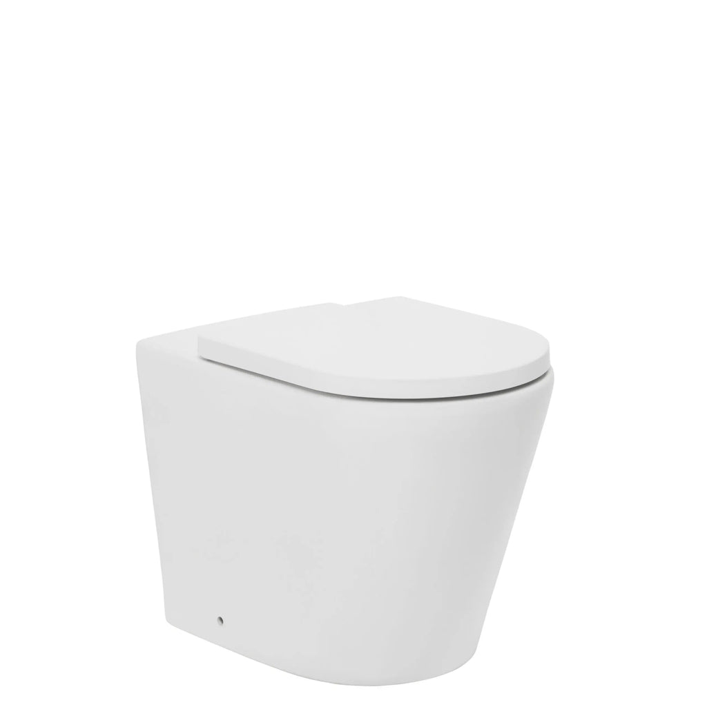 Venezia Wall Faced Rimless Pan With Seat | Johnson Suisse - Hera Bathware